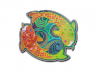 Sticker Twin Koi (Holo)